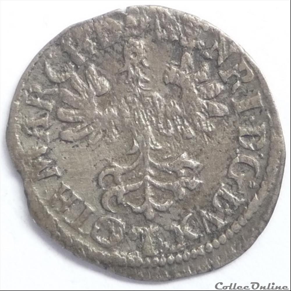 Henri II (1608-1624). Gros monnaie france feodale henri ii 1608 1624 gros