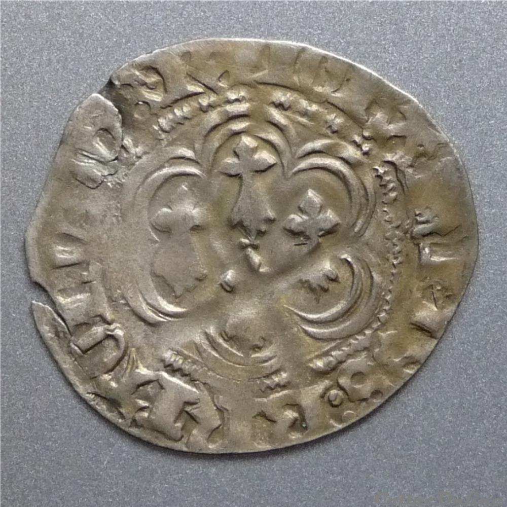 monnaie france feodale jean v 1399 1442 blanc