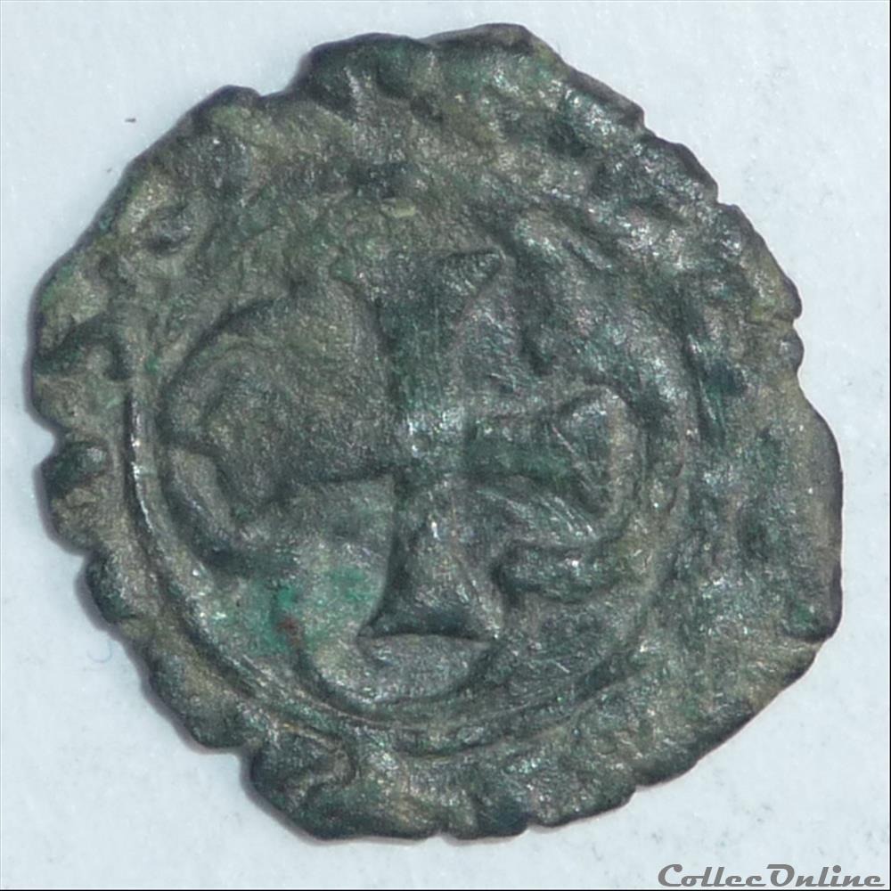Grégoire XV (1621-1623). Patard monnaie france feodale gregoire xv 1621 1623 patard