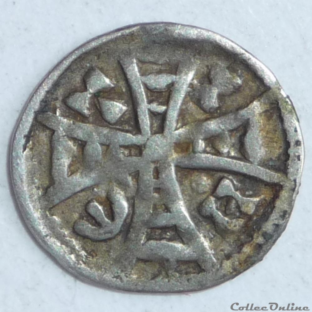 Denier à l'aigle de Henri II et Henri III (1235-1261) monnaies europe medievale france feodales denier a aigle de henri ii et henri iii 1235 1261