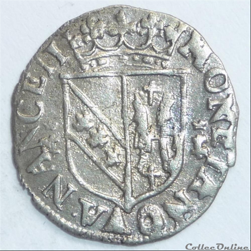 Charles IV et Nicole (1624-1625). Gros monnaie france feodale charles iv et nicole 1624 1625 gros
