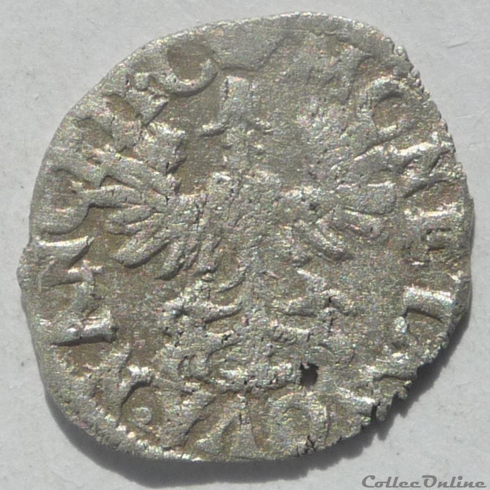Henri II (1608-1624). Demi-gros monnaie france feodale henri ii 1608 1624 demi gros