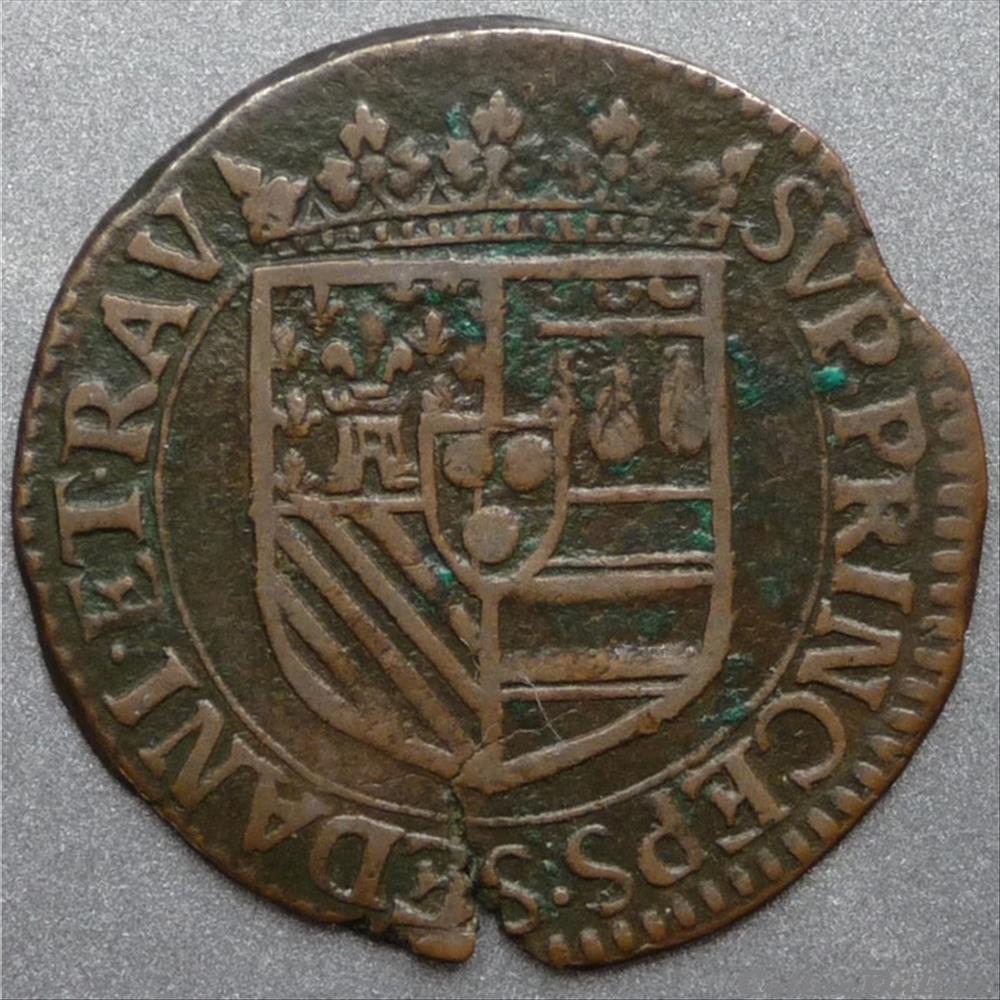 monnaie france feodale henri de la tour 1591 1623 liard