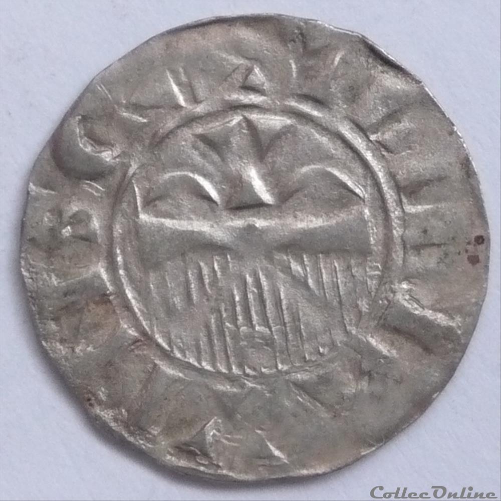 Henri II (1180-1197). Denier monnaie france feodale henri ii 1180 1197 denier