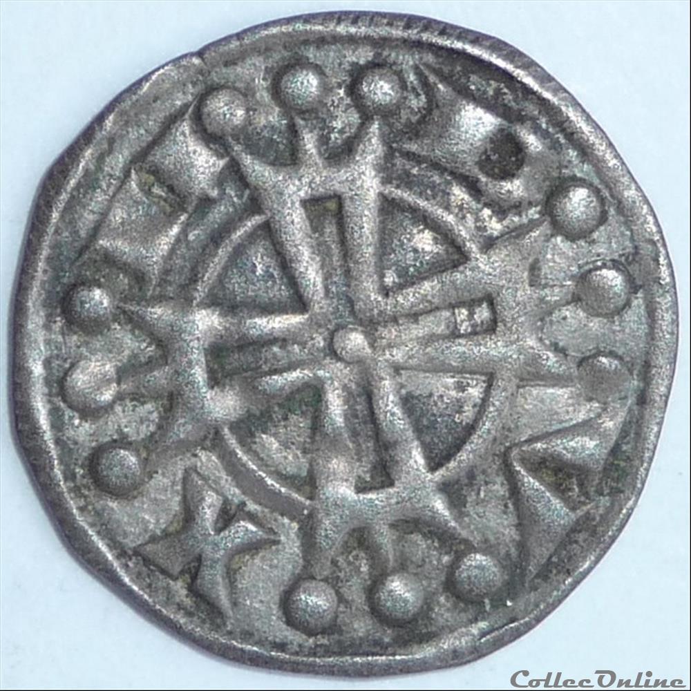 Raymond V et Raymond VI (1148-1222). Denier monnaie france feodale raymond v et raymond vi 1148 1222 denier