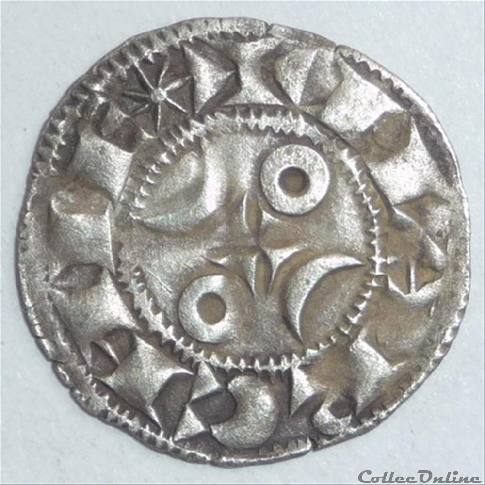 Hugues IX et Hugues X (1199-1249). Denier monnaie france feodale hugues ix et hugues x 1199 1249 denier