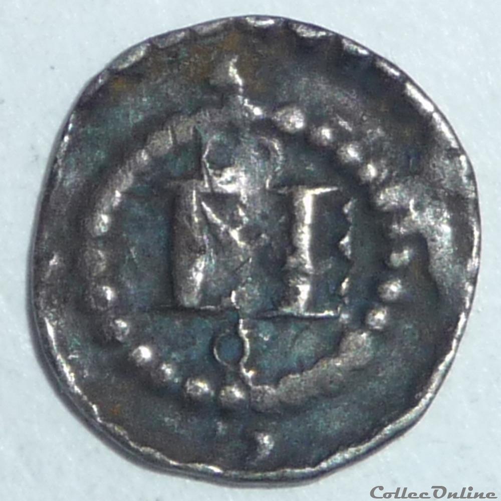 Anonymes (vers 1140-1180) . Petit denier ou maille monnaie france feodale anonymes vers 1140 1180 petit denier ou maille