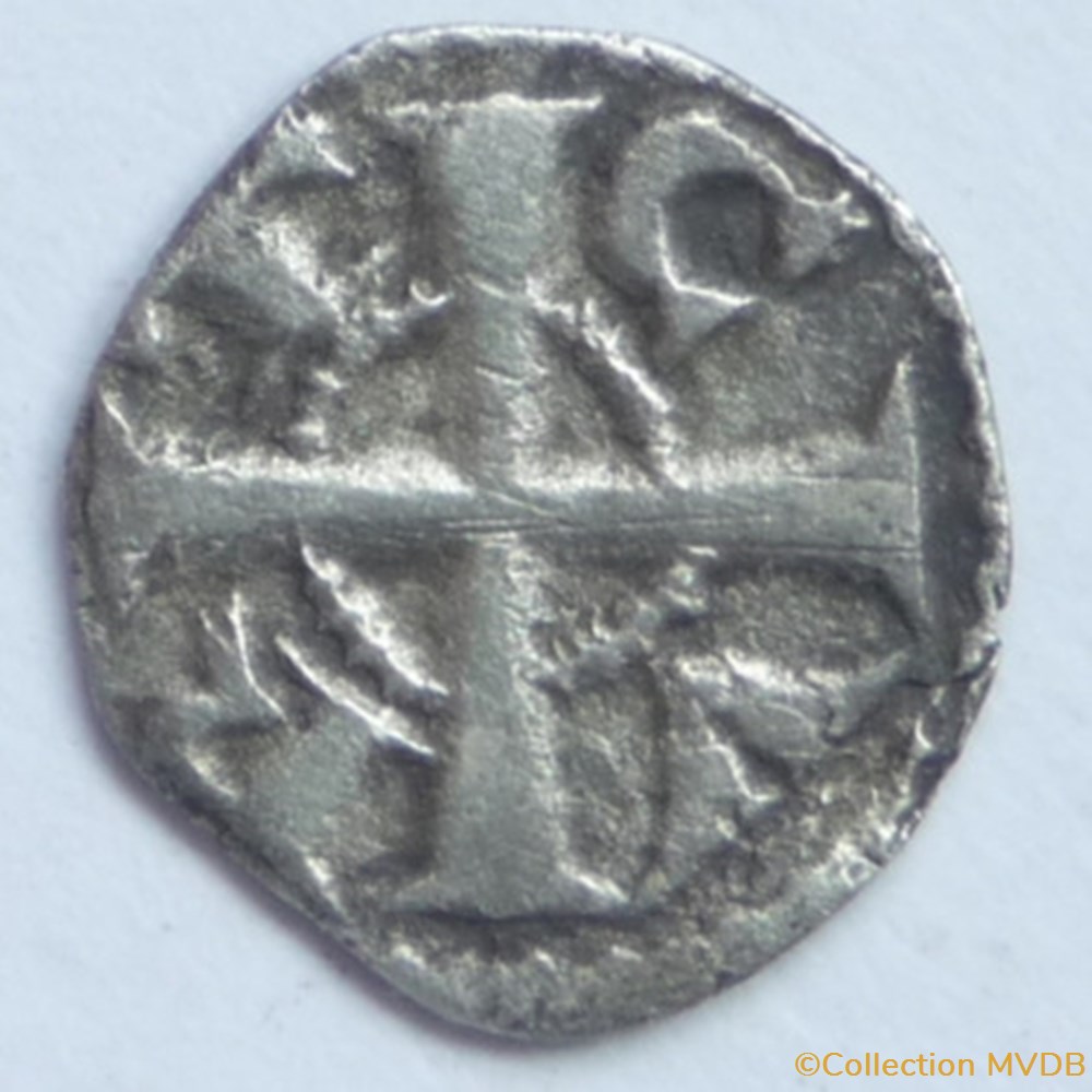 monnaies europe medievale france feodales courtrai 1253 a fin du xiiieme siecle maille muette ou petit denier anonyme
