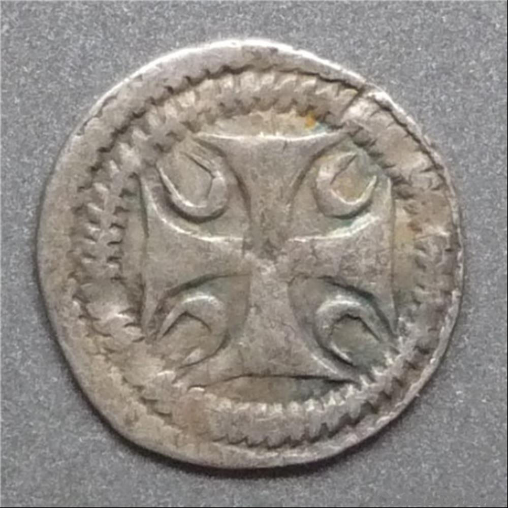 Jeanne de Constantinople (1205-1244). Maille semi-muette monnaie france feodale jeanne de constantinople 1205 1244 maille semi muette