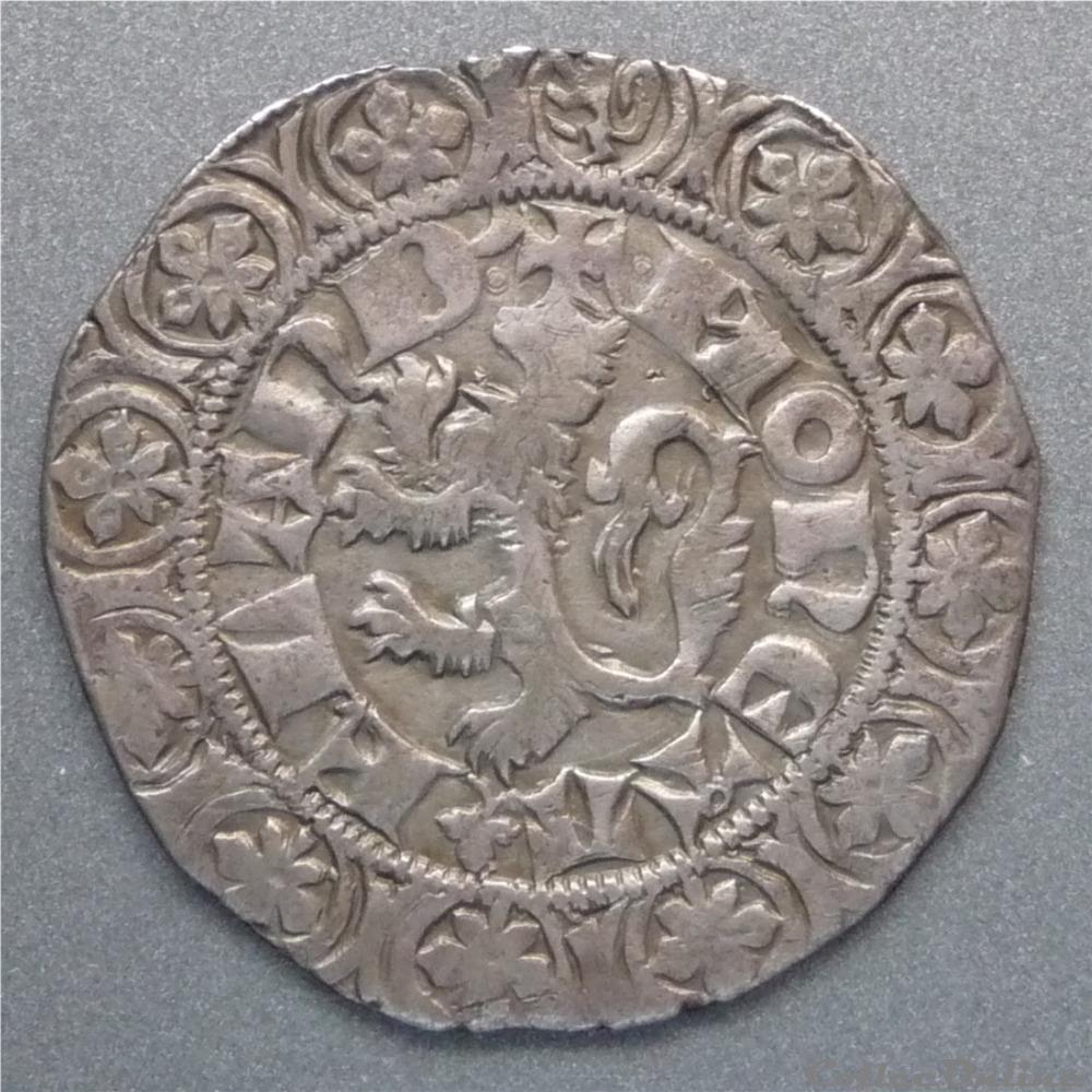 Louis II de Male (1346-1384) - Gros compagnon monnaie france feodale louis ii de male 1346 1384 gros compagnon