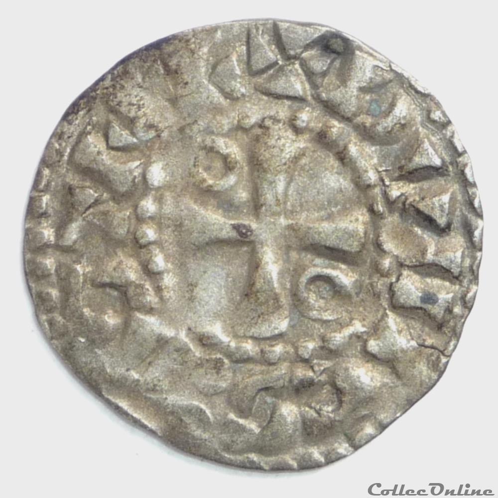 Thibaut IV le Grand (1102-1151). Obole 2 monnaies europe medievale france feodales thibaut iv le grand 1102 1151 obole
