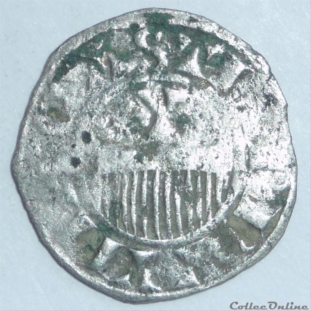 Henri 1er (1152-1180). Denier monnaie france feodale henri 1er 1152 1180 denier