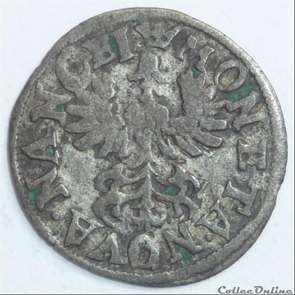 Henri II (1608-1624). Demi-gros monnaie france feodale henri ii 1608 1624 demi gros