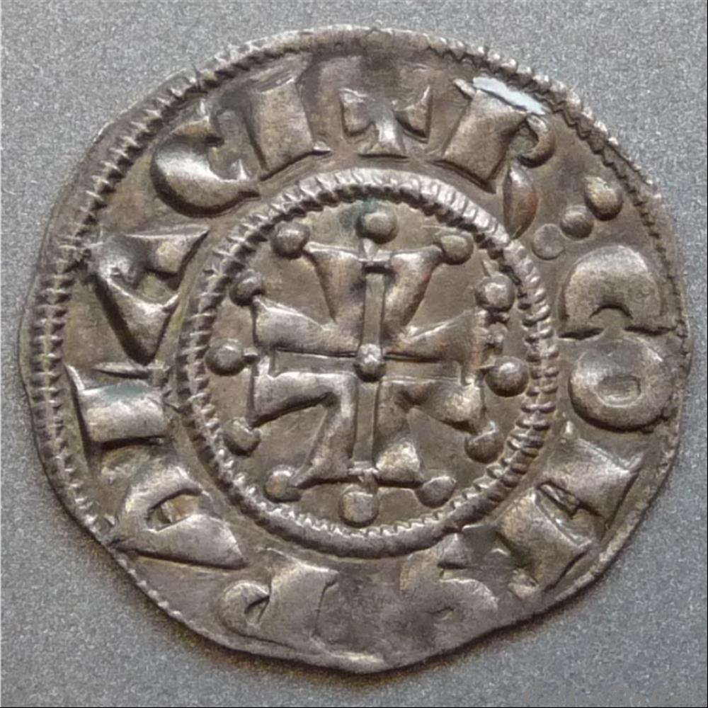 Raymond V et Raymond VI (1148-1222). Denier monnaie france feodale raymond v et raymond vi 1148 1222 denier