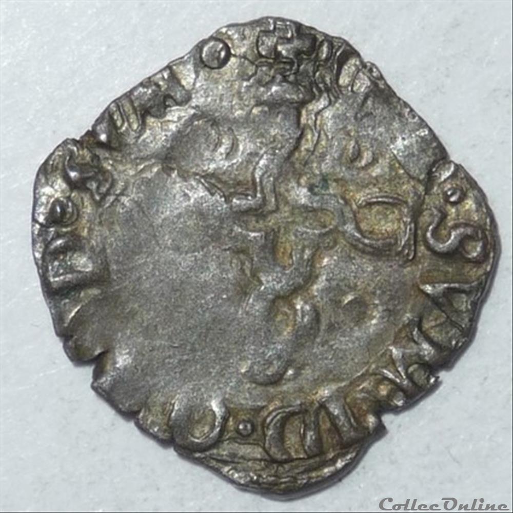 Henri II et Marguerite de Valois (1572-1589): Liard monnaie france feodale henri ii et marguerite de valois 1572 1589 liard