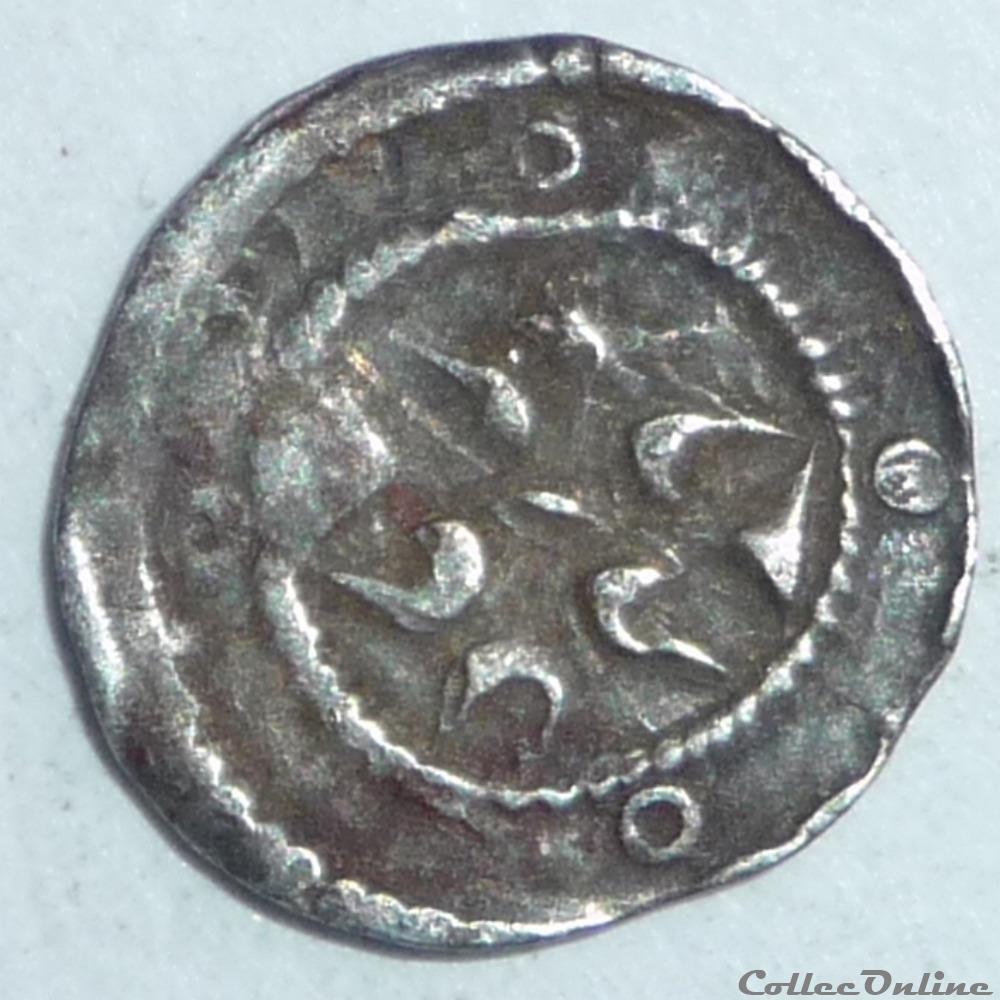 Anonymes (vers 1140-1180) . Petit denier ou maille monnaie france feodale anonymes vers 1140 1180 petit denier ou maille