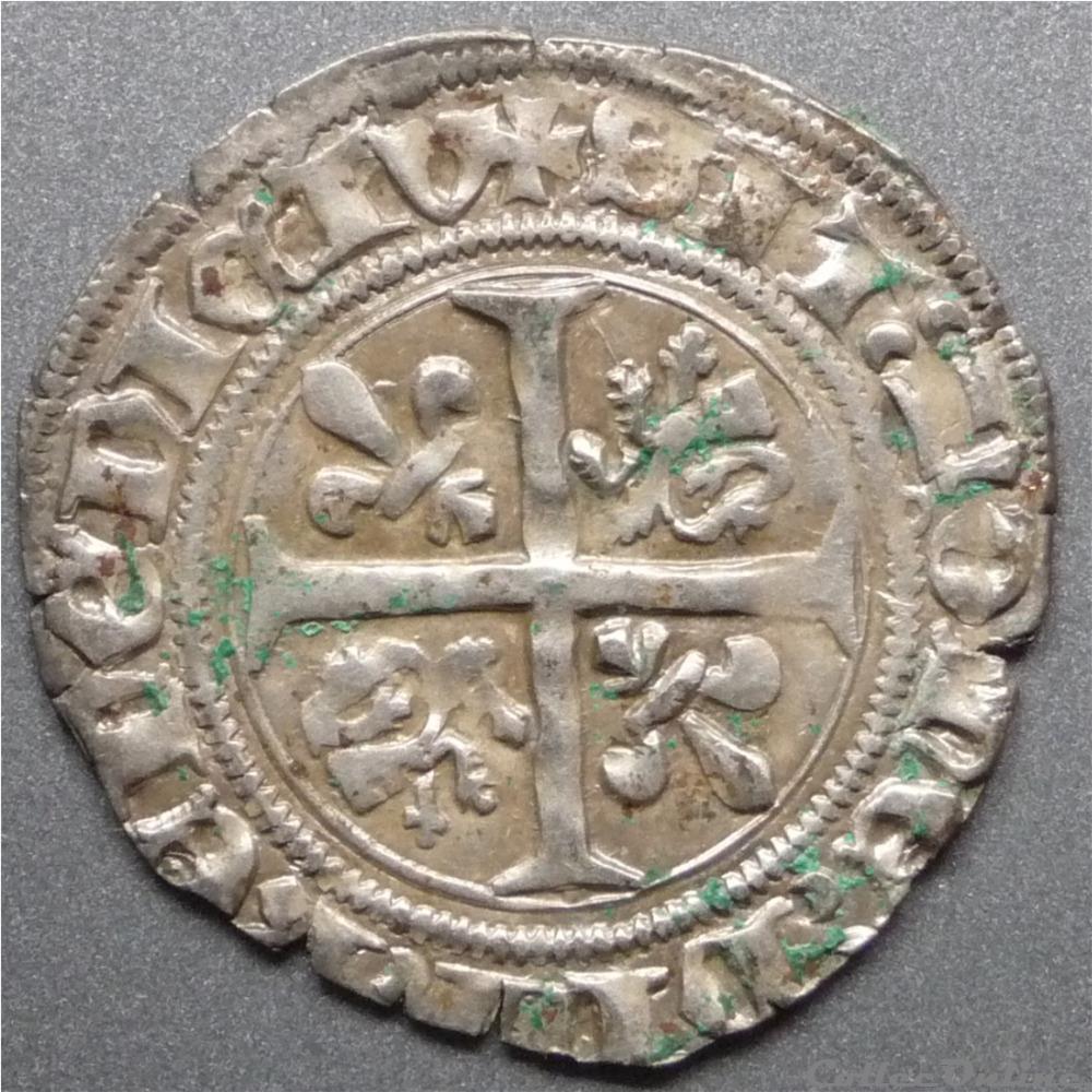 monnaie france feodale jean sans peur 1404 1419 blanc