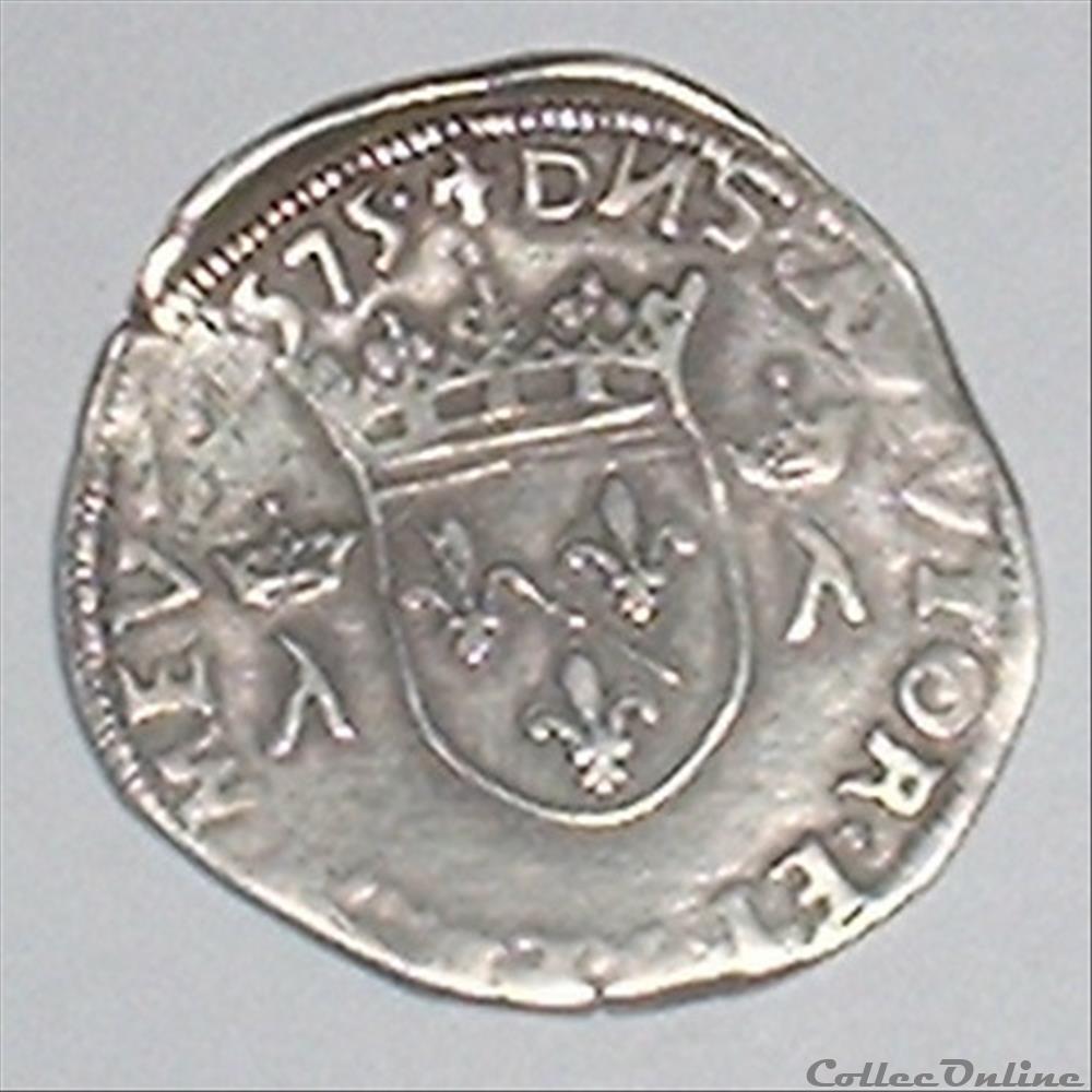 Louis II de Montpensier (1560-1582). Teston monnaie france feodale louis ii de montpensier 1560 1582 teston