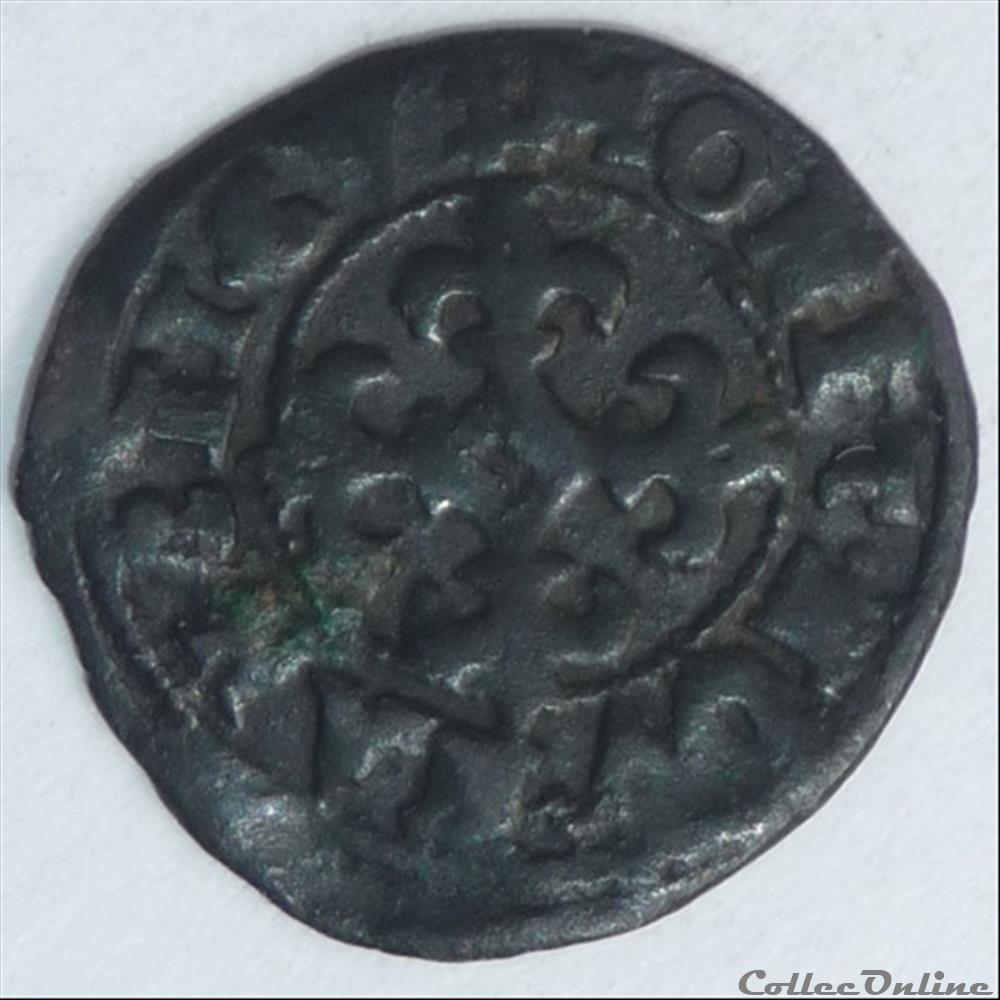monnaies europe medievale france feodales charles iii 1545 1603 liard