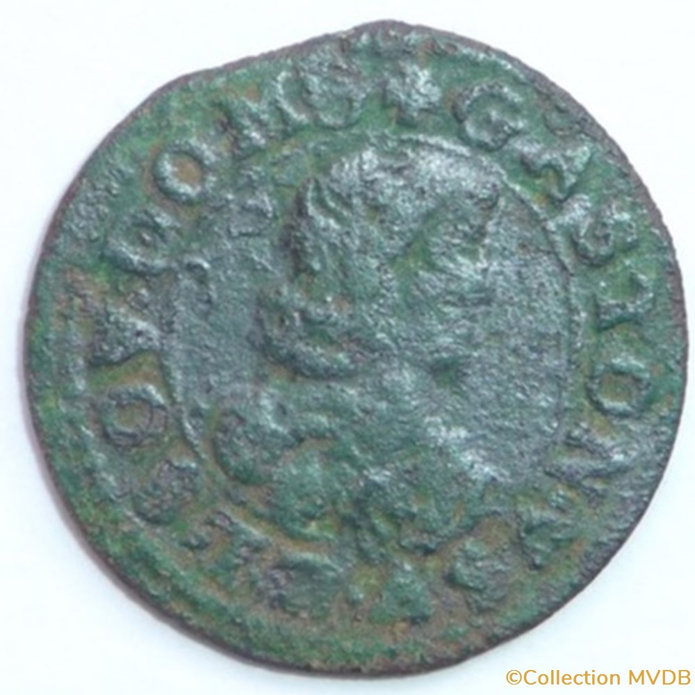 monnaies europe medievale france feodales gaston orleans 1627 1650 double tournois