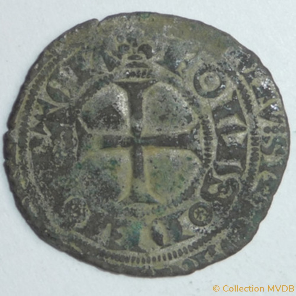 monnaies europe medievale france feodales charles de blois 1341 1364 gros blanc au chatel