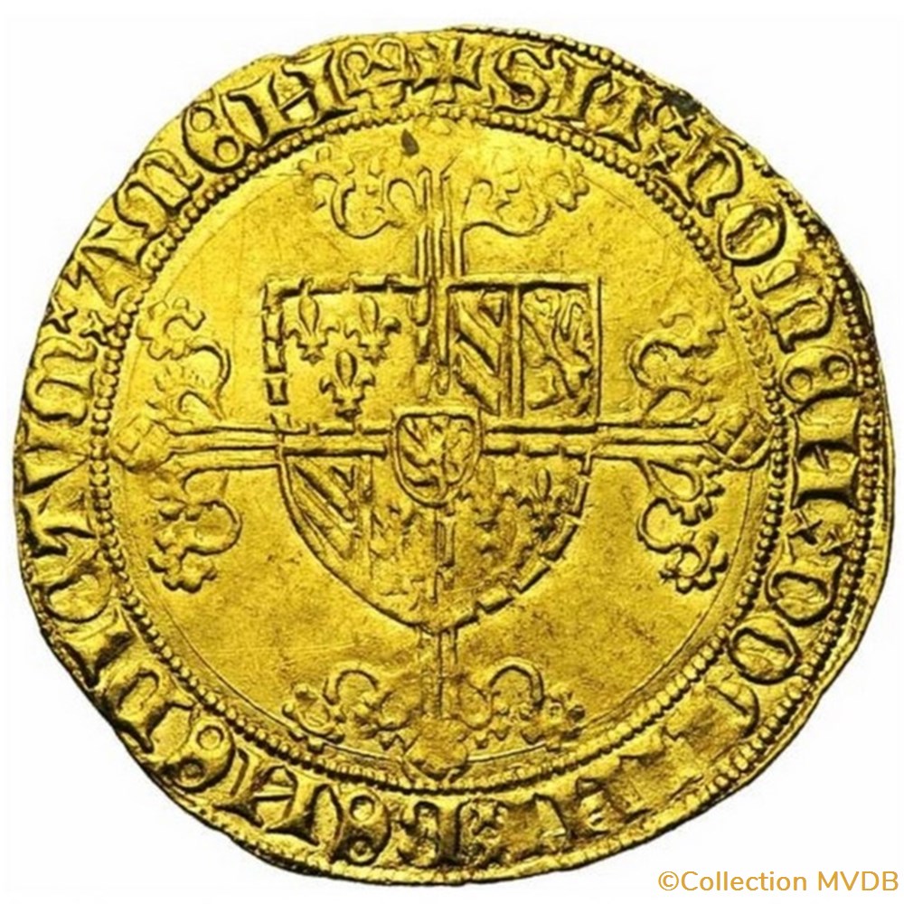 Philippe le Bon (1433-1467) - Cavalier d'or monnaies europe medievale france feodales philippe le bon 1433 1467 cavalier or