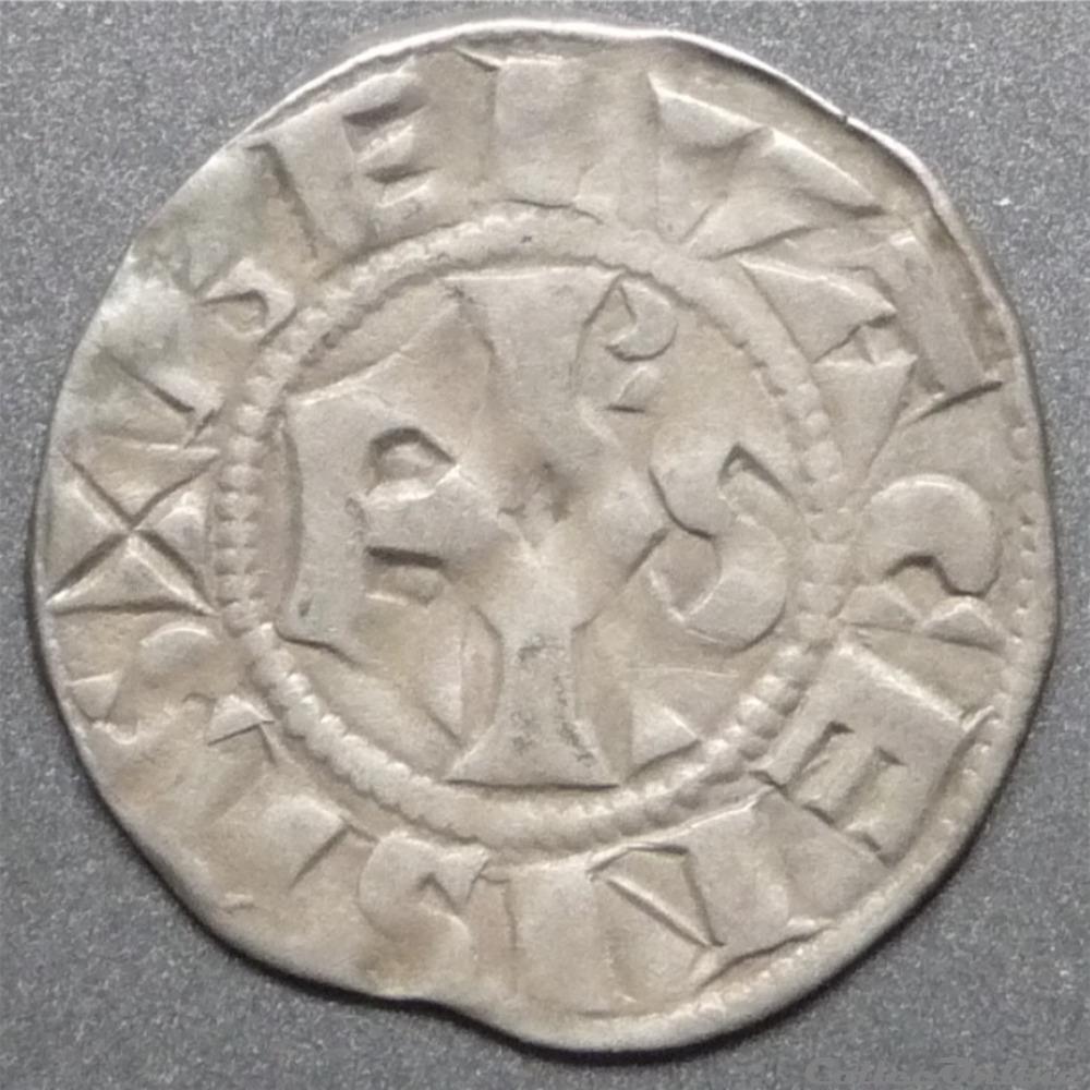 Henri de France (1149-1162) . Denier monnaie feodale henri de france 1149 1162 denier