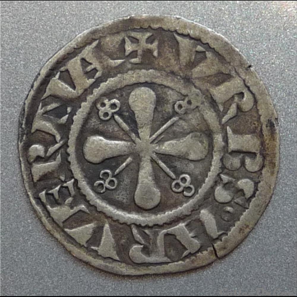 Anonymes (XIIIème siècle). Denier monnaie france feodale anonymes xiiieme siecle denier