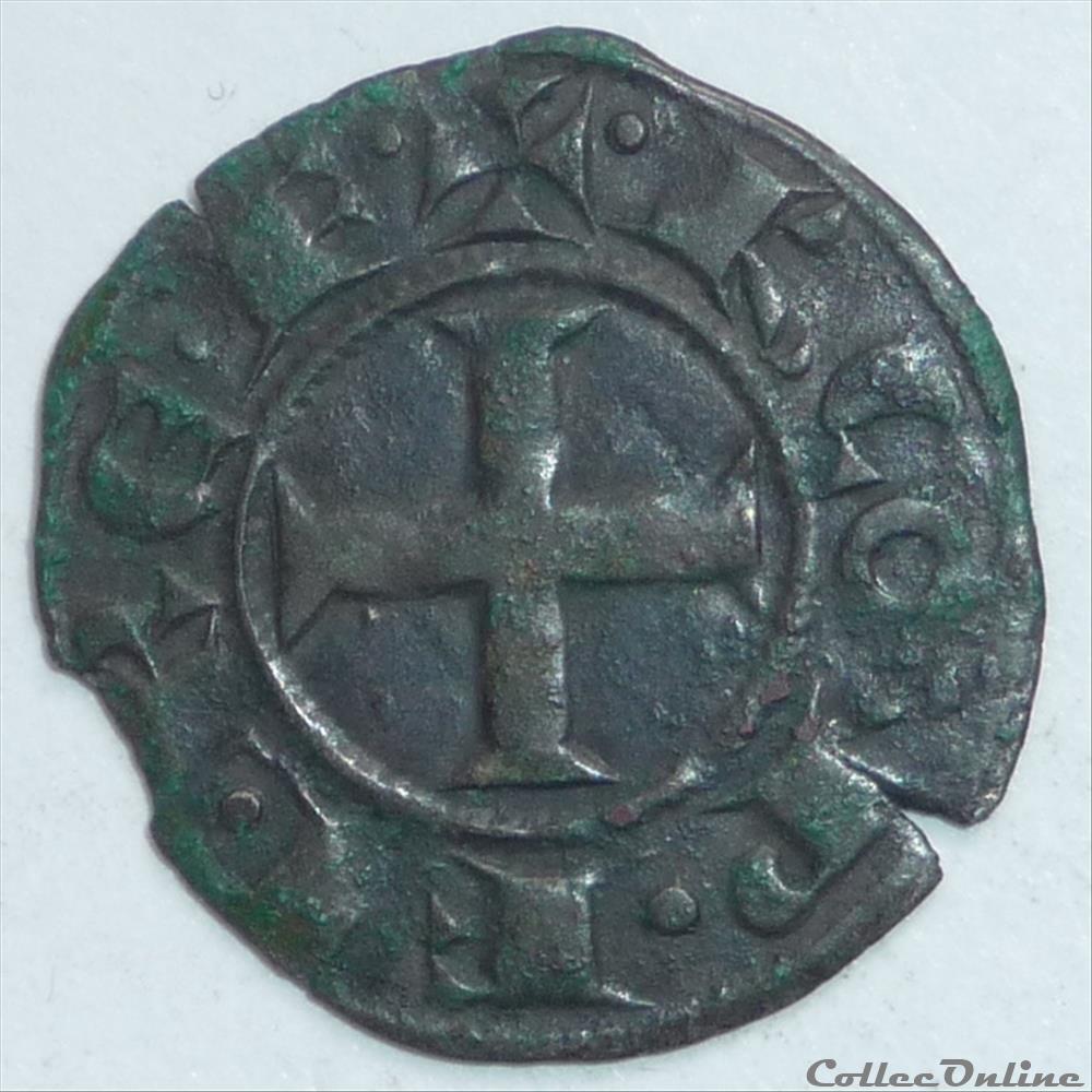 Charles 1er d' Anjou (1246-1285). Denier monnaie france feodale charles 1er anjou 1246 1285 denier