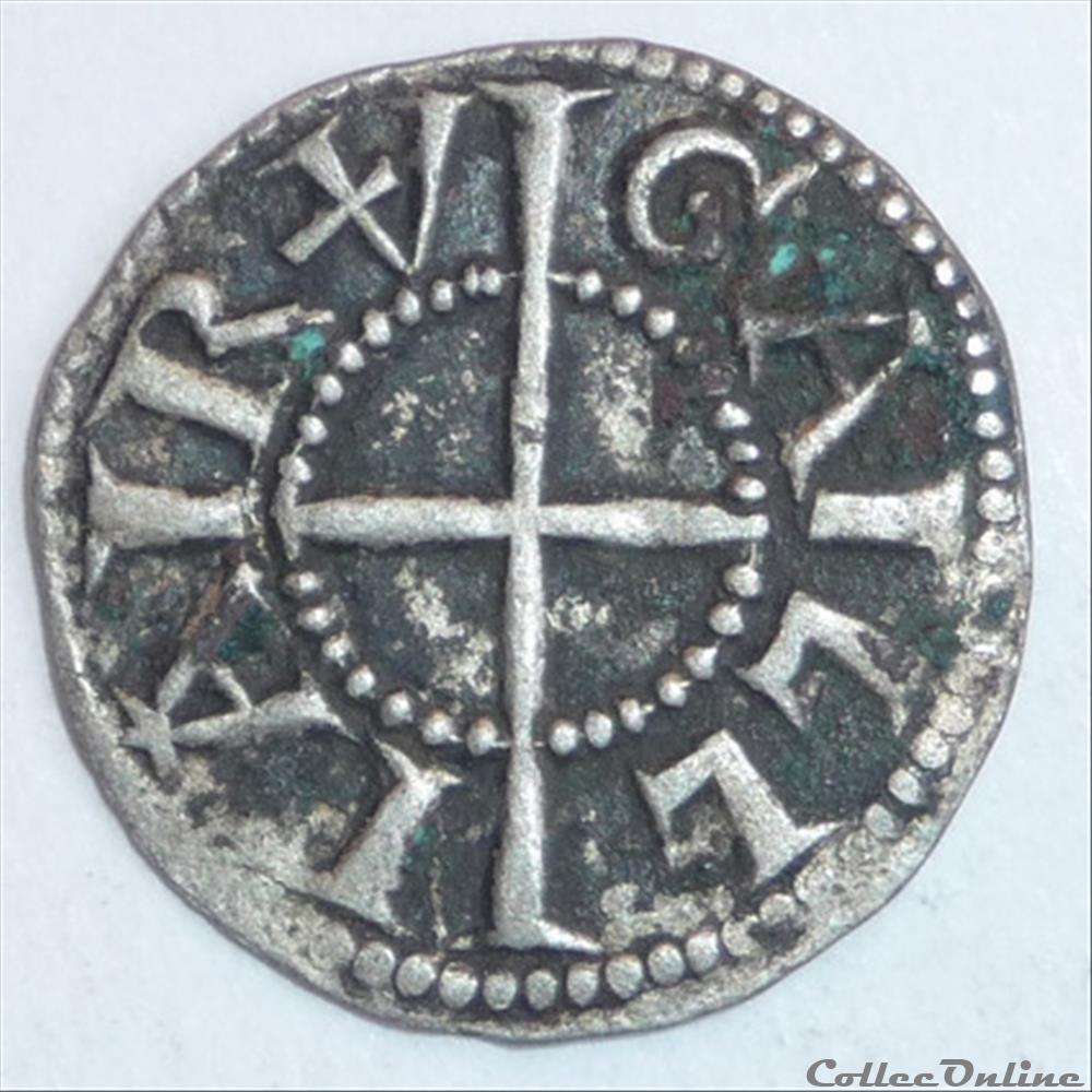 Anonymes (vers 1150-1200). Denier monnaie france feodale anonymes vers 1150 1200 denier