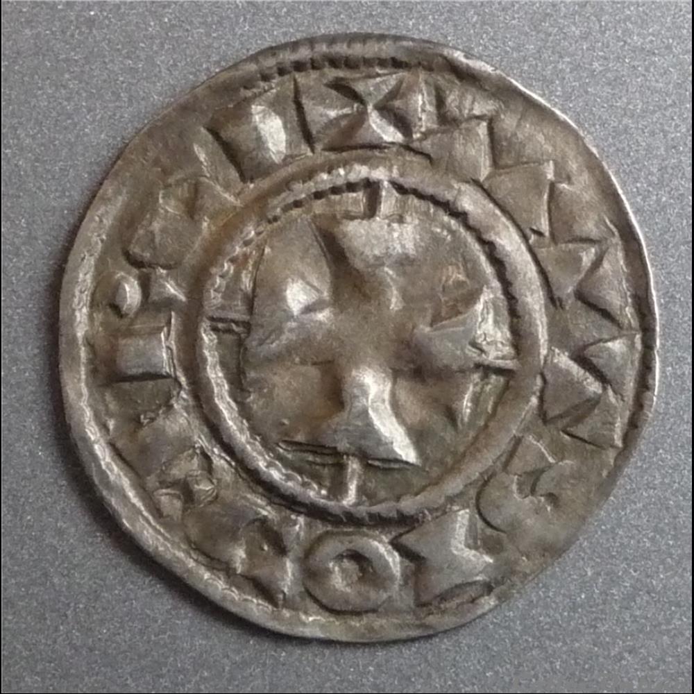Anonymes (XIème siècle). Denier monnaie france feodale anonymes xieme siecle denier