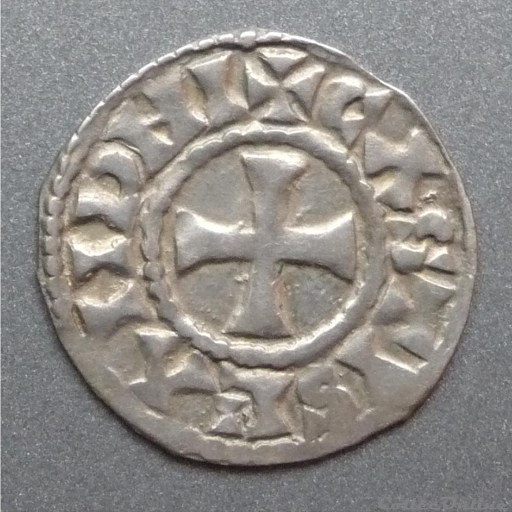 monnaie france feodale hugues le grand 936 956 denier