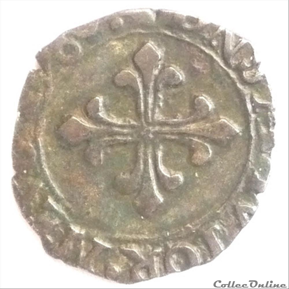 Louis II de Montpensier (1560-1582). Liard monnaie france feodale louis ii de montpensier 1560 1582 liard