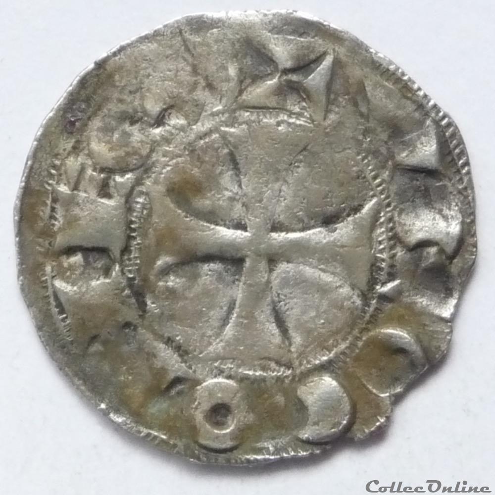 monnaie france feodale hugues ix et hugues x 1199 1249 denier