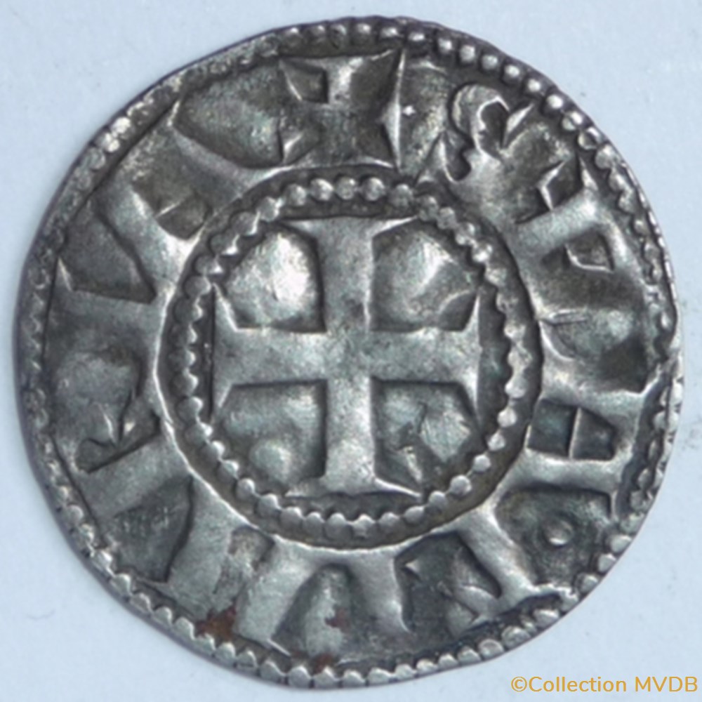 Anonymes (XIème siècle). Denier monnaie france feodale anonymes xieme siecle denier