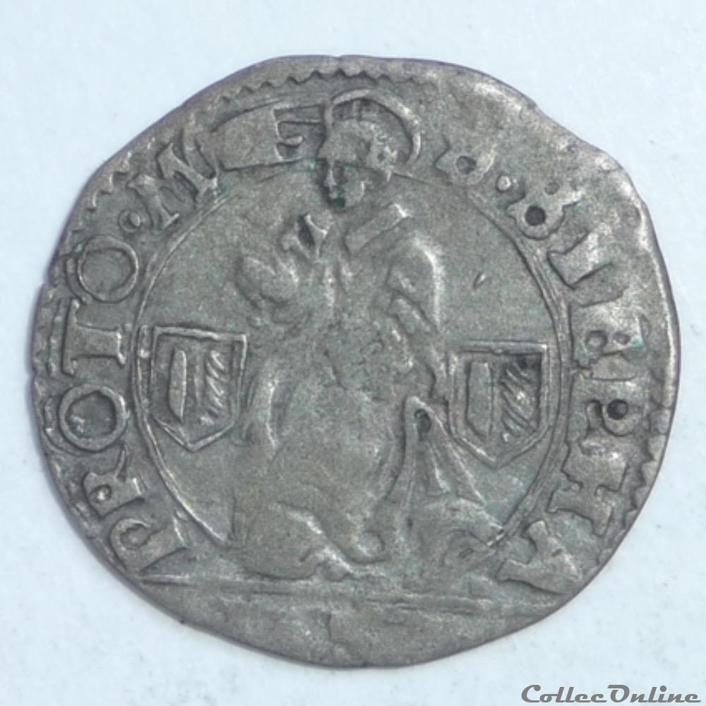 Cité de Metz (1415-1540). Demi-gros monnaie france feodale cite de metz 1415 1540 demi gros