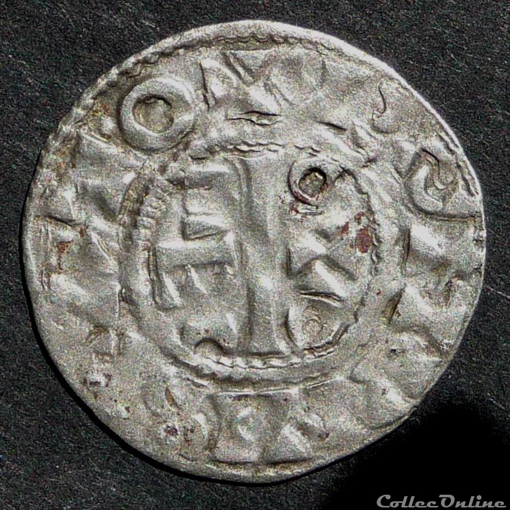 Provins et Sens, anonyme (XIème siècle). Denier monnaie france feodale provins et sens anonyme xieme siecle denier