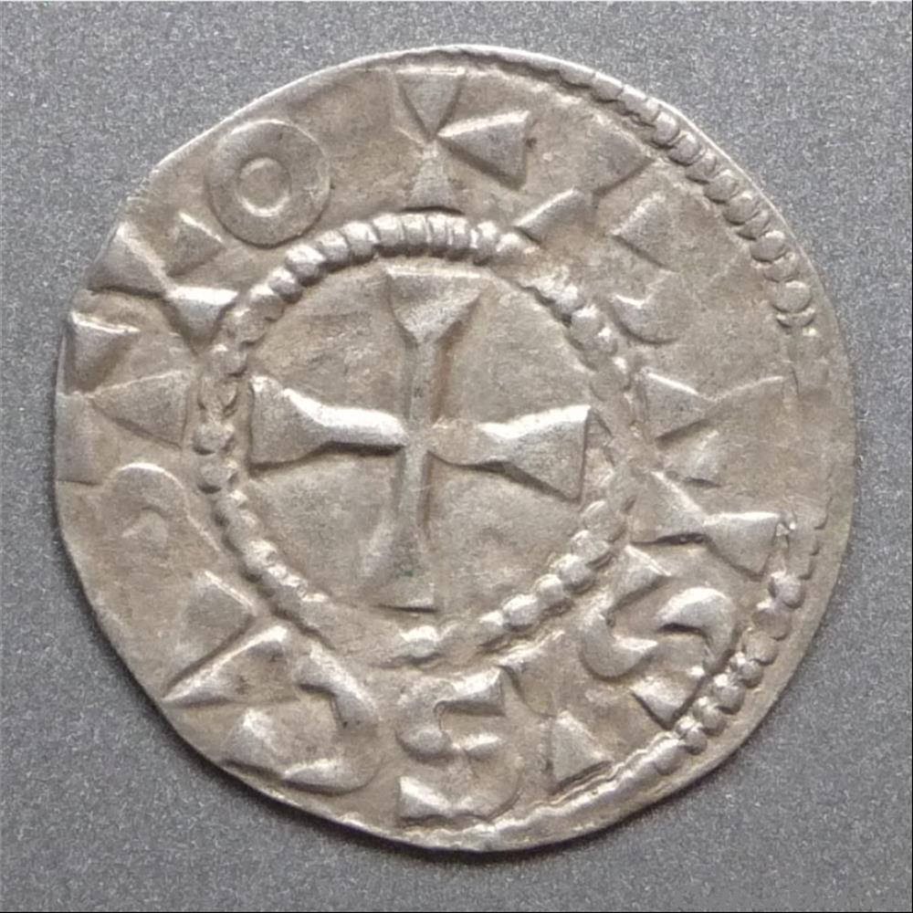 Anonymes (1050-1080). Denier monnaie france feodale anonymes 1050 1080 denier