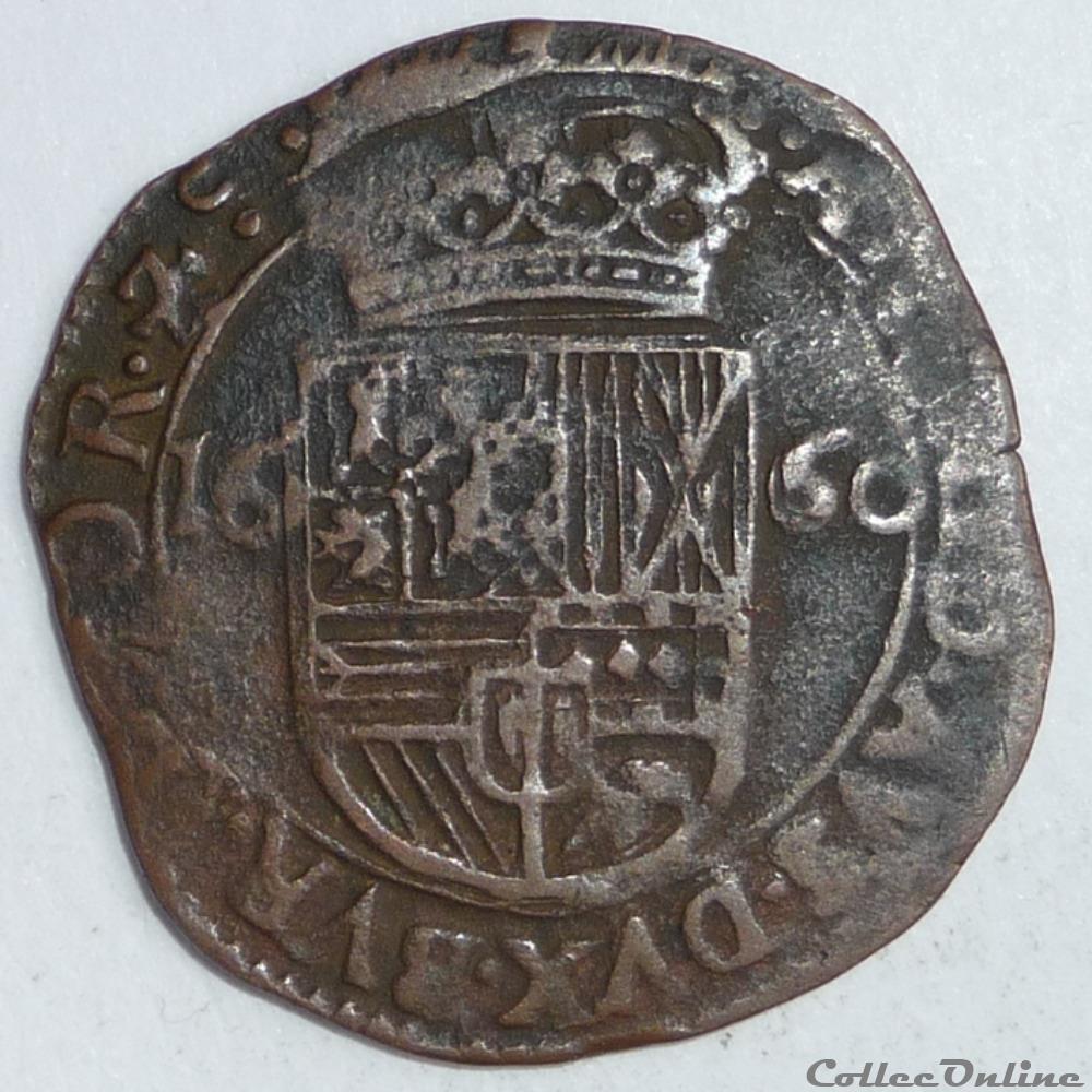 Philippe IV (1621-1665) . Liard monnaie france feodale philippe iv 1621 1665 liard