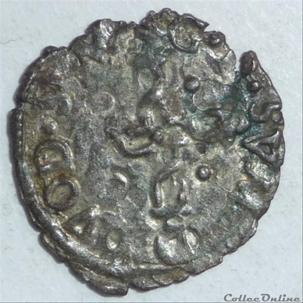 monnaie france feodale henri ii et marguerite de valois 1572 1589 liard