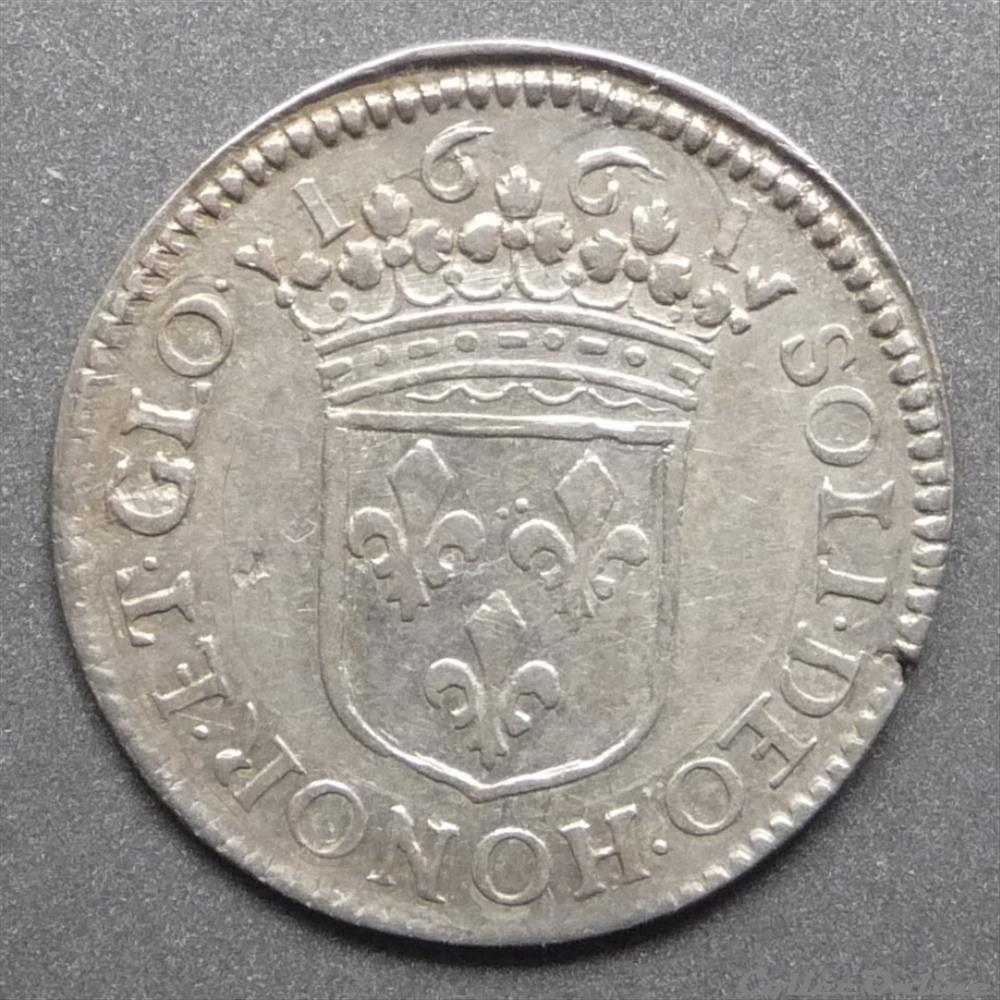 monnaie france feodale guillaume henri de nassau 1650 1702 douzieme ecu