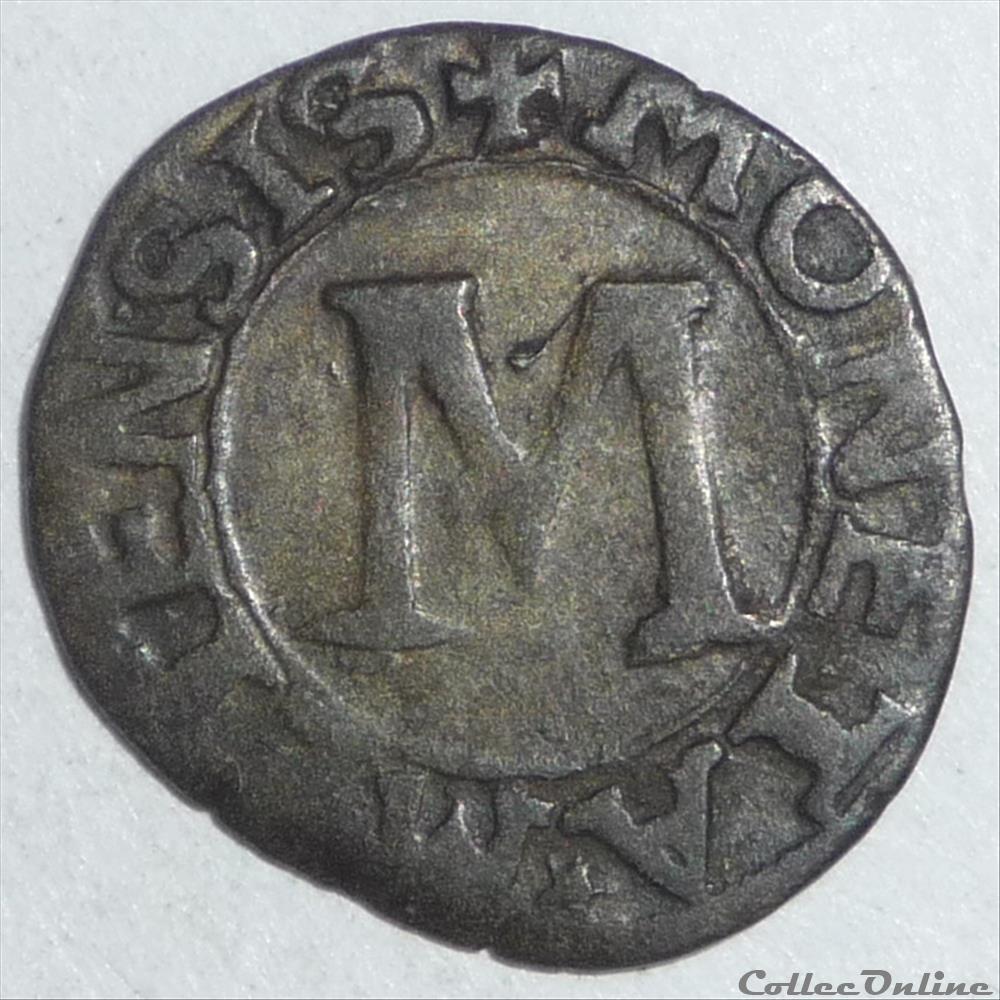 Cité de Metz (1555-1662). Liard ou quart de sou monnaie france feodale cite de metz 1555 1662 liard ou quart de sou