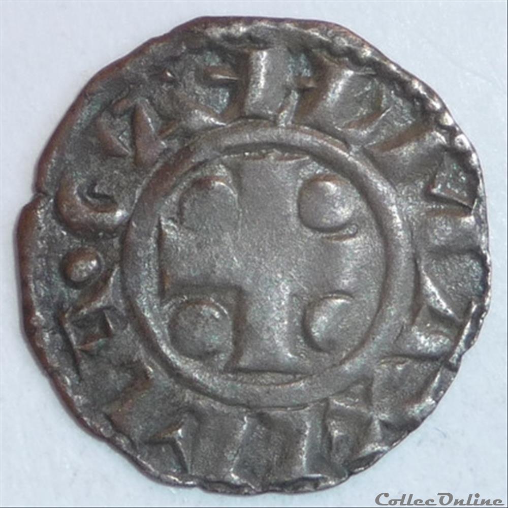 monnaie france feodale anonymes vers 1150 1200 denier