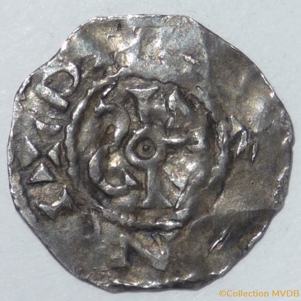 Denier de Lens? début du XIème siècle monnaies europe medievale a france feodales denier de lens debut du xieme siecle