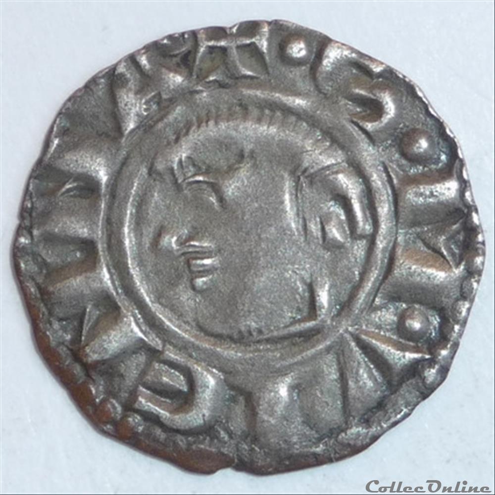 monnaie france feodale anonymes vers 1150 1200 denier