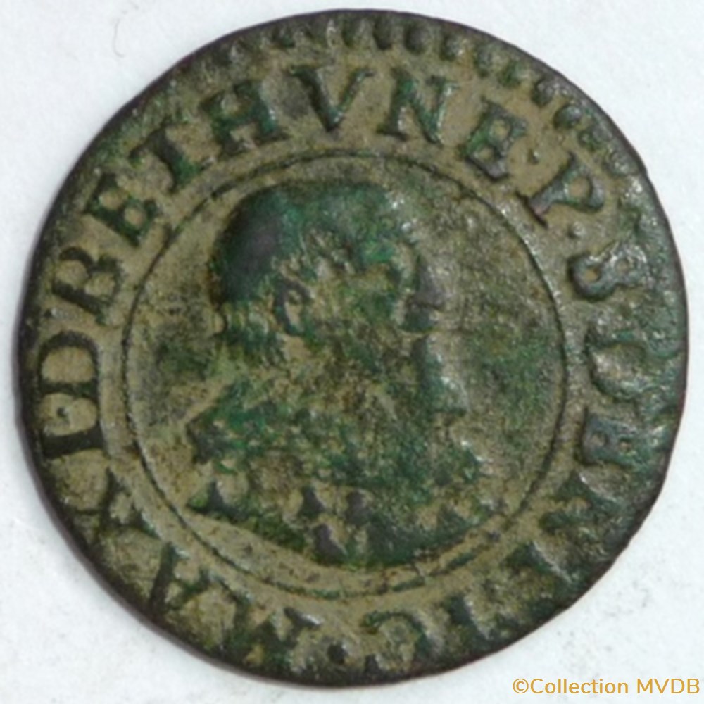 Maximilien 1er de Béthune (1606-1641). Double tournois monnaies europe medievale france feodales maximilien 1er de bethune 1606 1641 double tournois