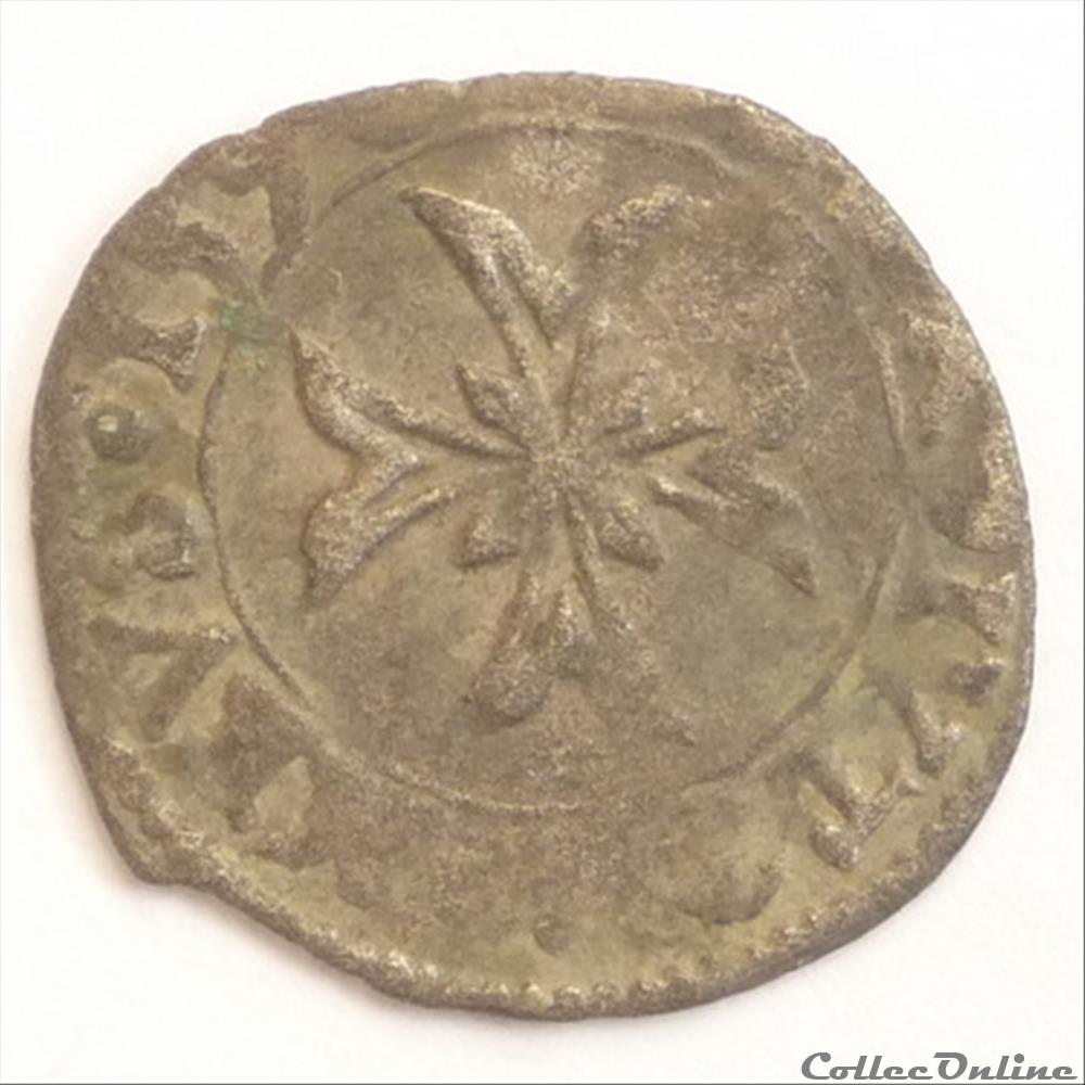 monnaie france feodale francois ii de montpensier 1582 1592 liard