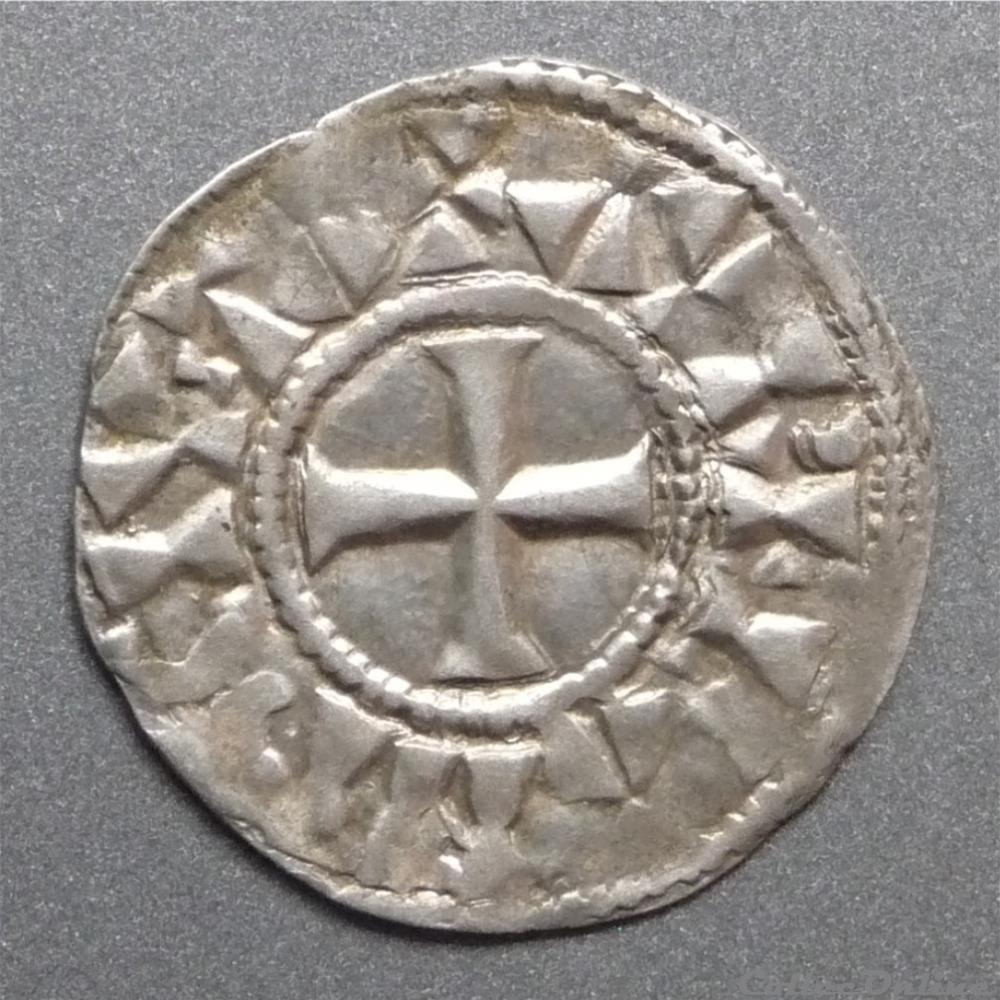monnaie france feodale arnoul ii 987 1003 denier