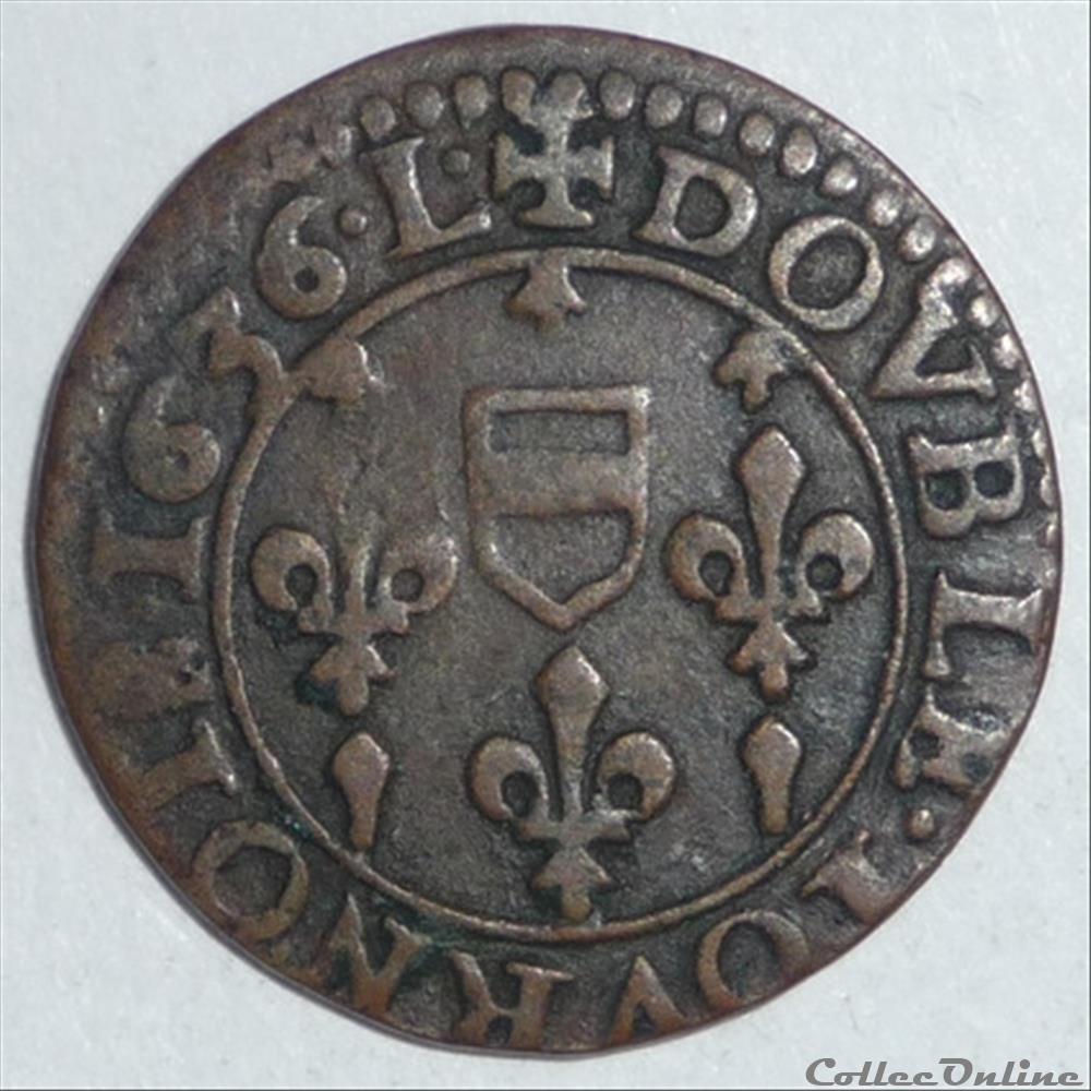 monnaie france feodale maximilien 1er de bethune 1606 1641 double tournois