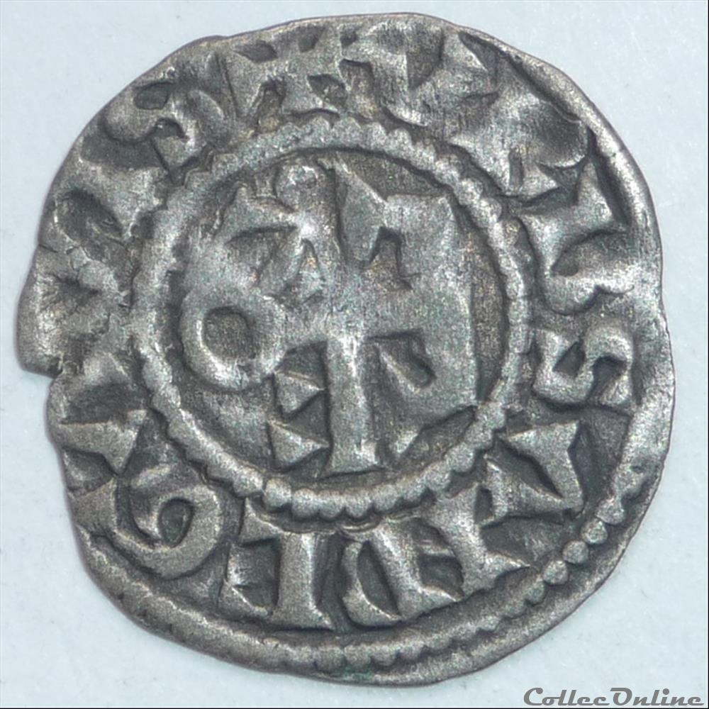 monnaie france feodale henri ii et richard coeur de lion 1151 1199 denier